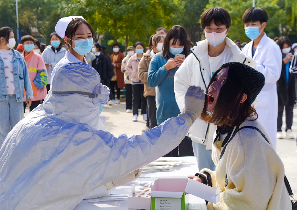 兰州外语职业学院完成全员核酸检测工作 - 兰州外语职业学院